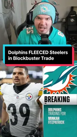Dolphins FLEECED Steelers  in Jalen Ramsey, Minkah Fitzpatrick, Jonnu Smith Trade #nfl #nfltrending #nflviral #nflfootball #dolphins #steelers 
