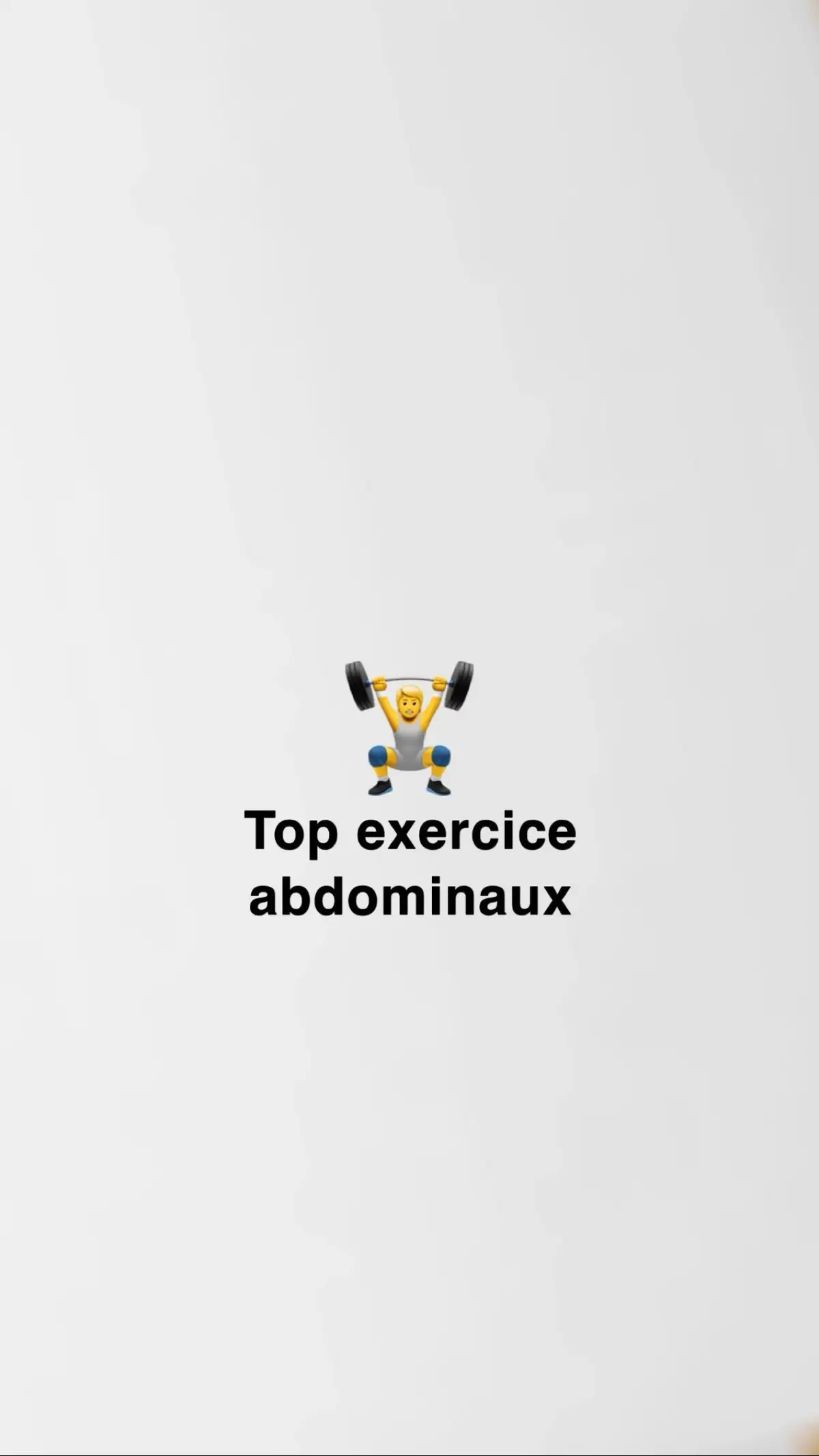 Entraînement spécial abdominaux  🔁 3 séries | 10-12 reps | 60 sec de repos 💥 Résultats garantis si tu restes régulier ! 👕 @fitnessmode93 pour plus de contenu muscu ! #discipline #motivation #musculation #salledesport #conseil 