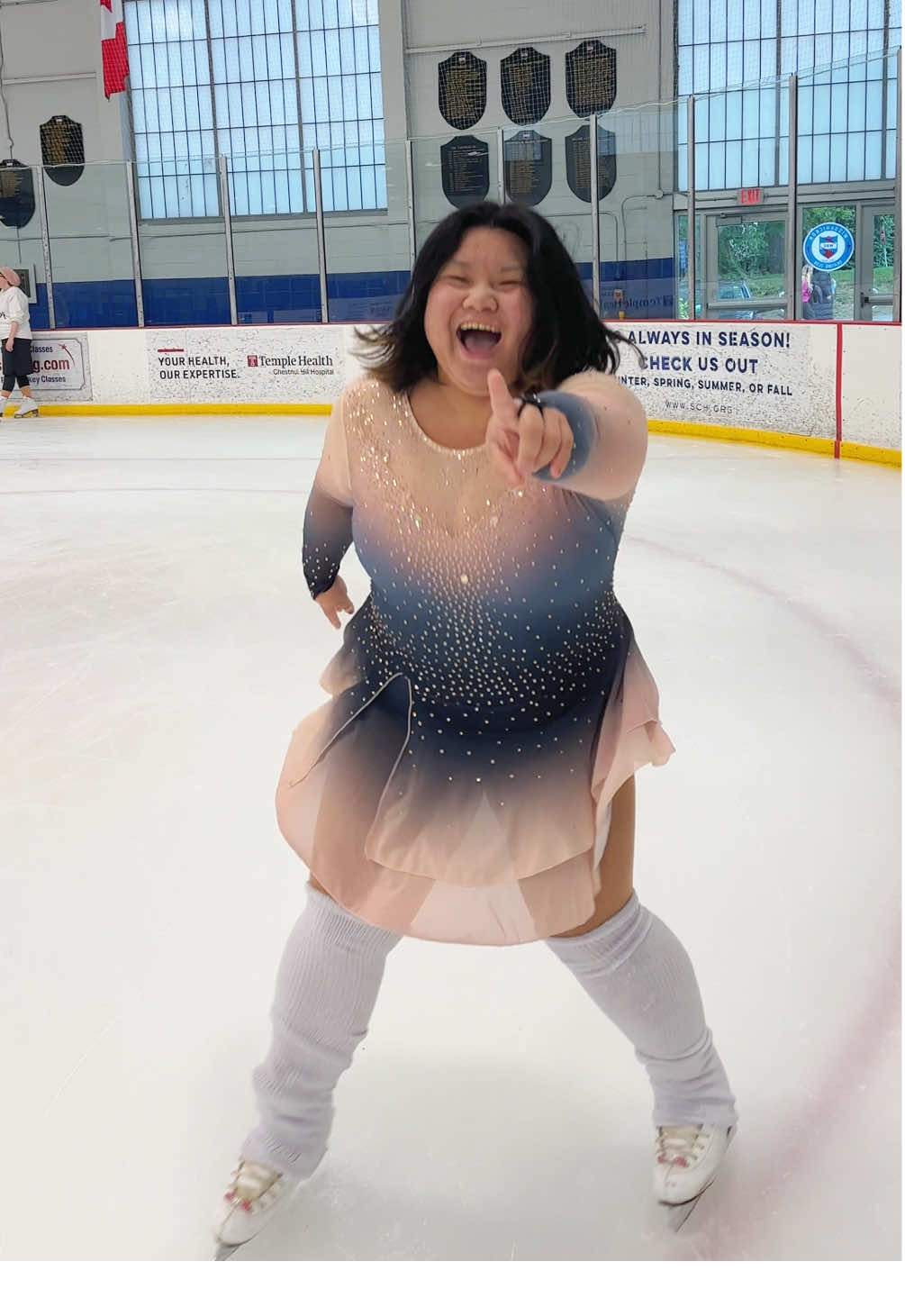 1st take - @Emma thinks she can film it better lol but i thought it was too good not to post - will refilm when we cannnn🙂‍↕️ #figureskating #figureskatingtiktok #IceSkating #iceskatingtiktok #plussizefigureskater #figureskatingtiktoks #iceskater #figureskater #adultfigureskater #adultsskatetoo 