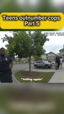 Teens outnumber cops | Part 5 #fyp #cops #police #bodycam #viralbodycam #shocking #viral 