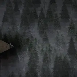 Лес... Такой красивый, но одновременно пугающий.🫩 #projectzomboid #проджектзомбоид #пз #pz #edit #эдит #лес #туман #fog #forest #sitting 