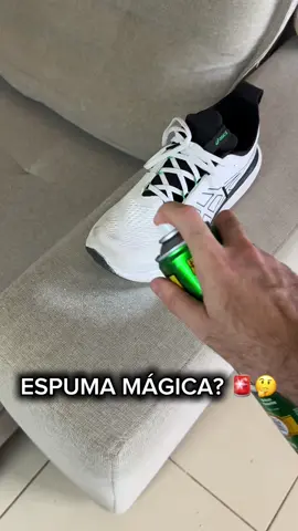 Espuma mágica vale a pena? 🧼🫧 Limpa tênis, sofá, estofado, tapete… e o melhor: sem esforço! Espirrou, passou um pano e pronto! A sujeira desaparece na hora. Se você achava que aquele tênis encardido não tinha mais jeito, testa isso aqui. 🔥 Ideal pra quem quer praticidade, rapidez e resultado de verdade. 👇 Clica no link e aproveita a oferta da TikTok Shop! #espumamagica #limpezafacil #dicaspraticas #limpezapesada #tiktokshop #limpatudo #faxinapesada #t#tecnologiat#techl#legalc#comprasd#dicasi#inovação#a#achadosa#achadinhospromo 