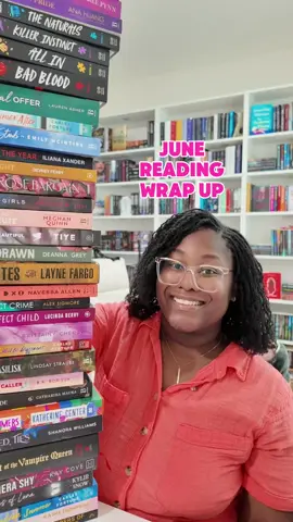Here’s my June reading wrap up! What was your fav read of the month? #BookTok #readingwrapup #bookrecommendations #trendingbooks 