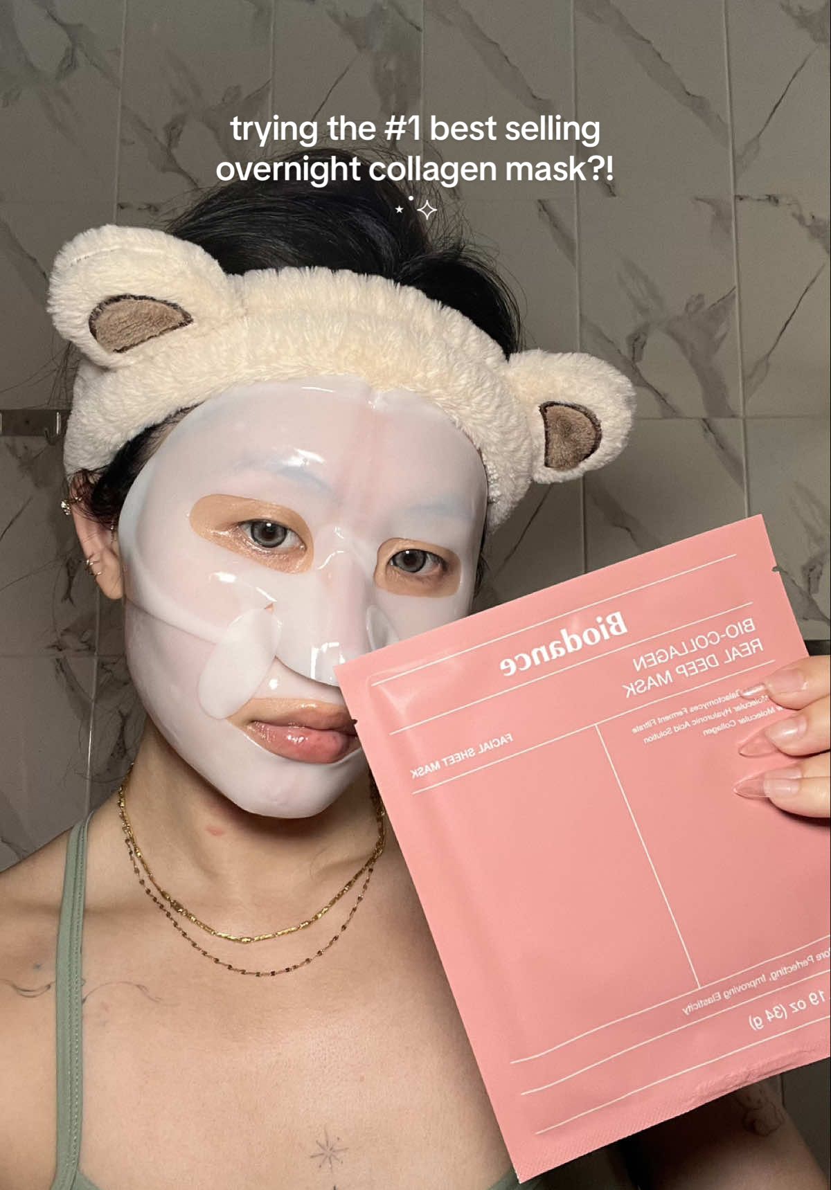 the VIRAL + og 😉 biodance  collagen overnight mask ⋆˙⟡ 10/10 when my skin is looking dull I put one of these bad boys on and I’m glowinggggg🌝 #biodance #biodancecollagenmask #overnightcollagenmask #kbeauty #kbeautyskincare #glassskin #koreanbeauty #koreanskincare  @Biodance Store US  