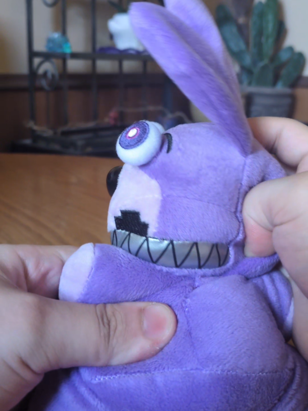 my boyfriend insisted on making this and edited it entirely, with my ugly cute Bonnie plushie :D