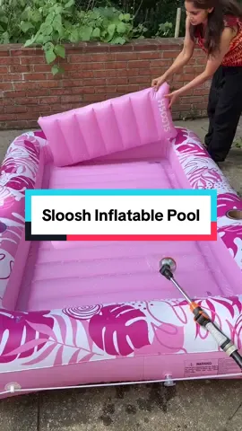 Sloosh-L/XL Inflatable Tanning Pool Lounge Float With Cup Holder, 70