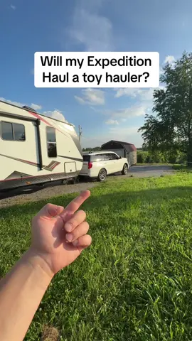 Can my 2025 Ford expedition haul a toy hauler? #FordExpedition #2025FordExpedition #SUV #Towing #Camper 