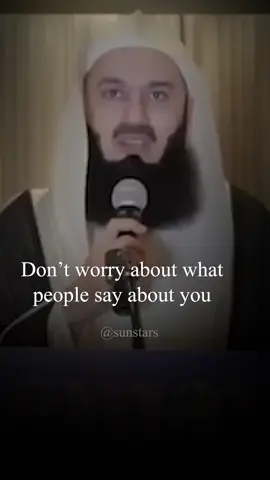 Don't worry about what people say about you. Speaker : Mufti Menk #allah #muftimenk #motivation #fyp 
