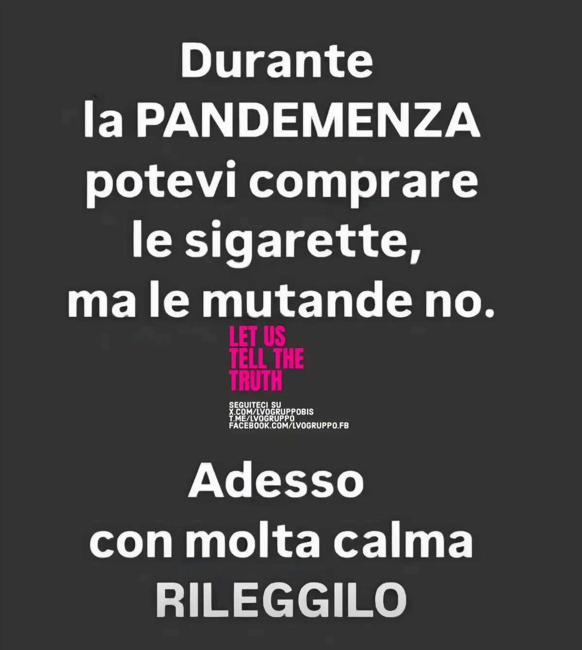 #nessunacorrelazione #noneandatotuttobene #ionondimentico @LVOGRUPPO @LVOGRUPPO 