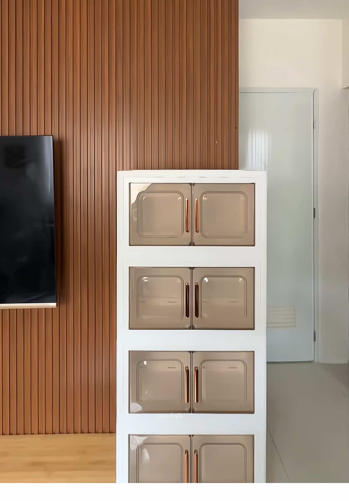 Say goodbye to clutter! ✨ This 5-layer foldable plastic cabinet is your new best friend for storage. Durable, waterproof, and super easy to set up!Perfect for clothes, kitchen stuff & more.  #FoldableCabinet #HomeHacks #StorageSolutions #organizer #HomeOrganization #storagebox  #storagecabinet #MinimalistLiving    