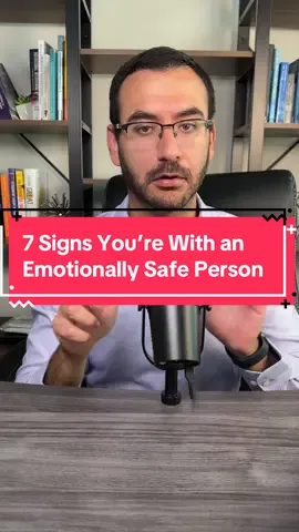 7 Signs You’re With an Emotionally Safe Person Emotional safety is the foundation of every healthy relationship. It’s not just about feeling calm, it’s about knowing you can express yourself without fear of judgement, manipulation, or punishment. An emotionally safe person lets you be yourself. They respect your boundaries, take accountability, and make space for your feelings instead of trying to control them. #emotionallysafe #emotionalsafety #emotionallyavailable #healthyrelationship #healthyrelationships #saferelationships 