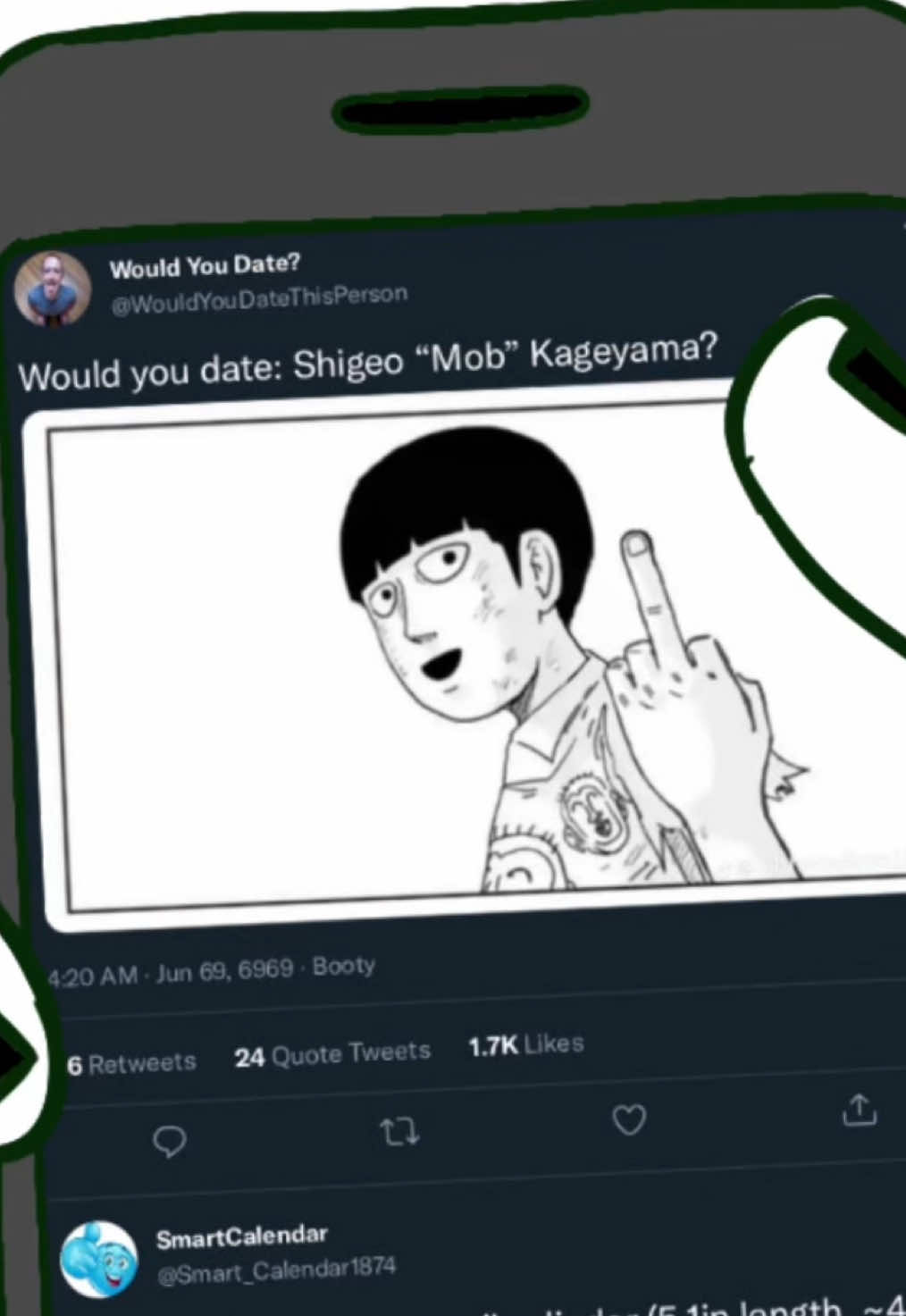 “Would you date Shigeo?” - Quick #terumob post #fyp #fypシ #mobpsycho #mobpsycho100 #mp100 #animation #terukihanazawa #shigeokageyama 