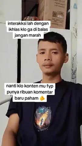 interaksi lah dengan ikhlas 🤝🥰 #fyp #reelsfyp #videotrending #fbfro #idekonten #captionfbpro #facebookreels #kontenkreator #jangkauanluasfyp #soundviral #interaksi #fypage #algoritmatiktokfyp #soundtrending🔥 