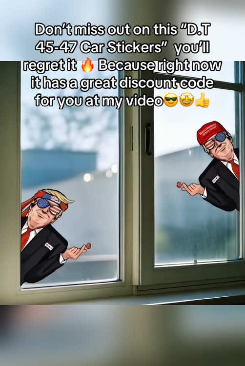 Good deal for you😜🤩 #Decal #Stickers #Donaltrump #45 #47 #dealsforyoudays #spotlightfinds 
