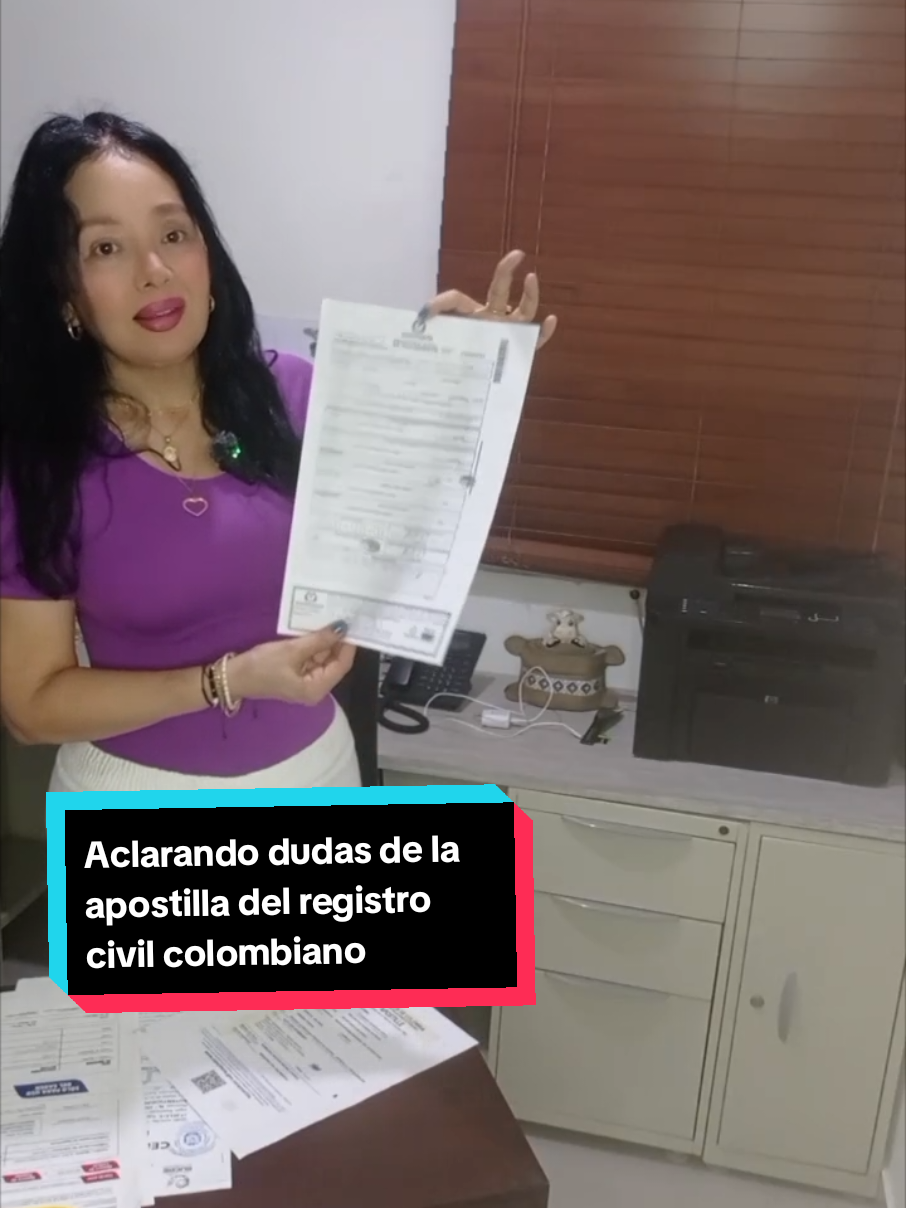 Aclarando dudas de  la apostilla del registro civil de nacimiento colombiano , para tú poder tener esa apostilla debes ir a la registráduria o notaria y solicitarla de manera presencial para luego pasarlo a formato PDF y hacer el trámite, el registro civil debe tener los recaudos necesarios como el sticker o adhesivo d recaudos, debe tener firma nombre y sello del registrador y debe tener plasmada la fecha, debe estar vigente. #aclarando #dudas #registro #civil #denacimiento #notaria #registraduria #stikers, #firma #nombre #cargo #del #registrador #debeestarvigente #cancilleria #colombiana #formatopdf #venezuela #colombia #presencial #chatainforma #viral #parati 