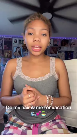Nothing can slick down my hair or my edges..😭 #kkittylux #fyp #beach #vacation #foryoupage #viral #grwm #domyhairwithme #curlyhairroutine #curlyhair #type4hair #natrualhairstyles #blackgirlgrwm 