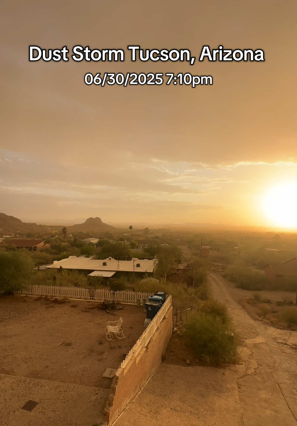 Happening Now #tucson #arizona #dust #storm #weather #stormchasersoftiktok 
