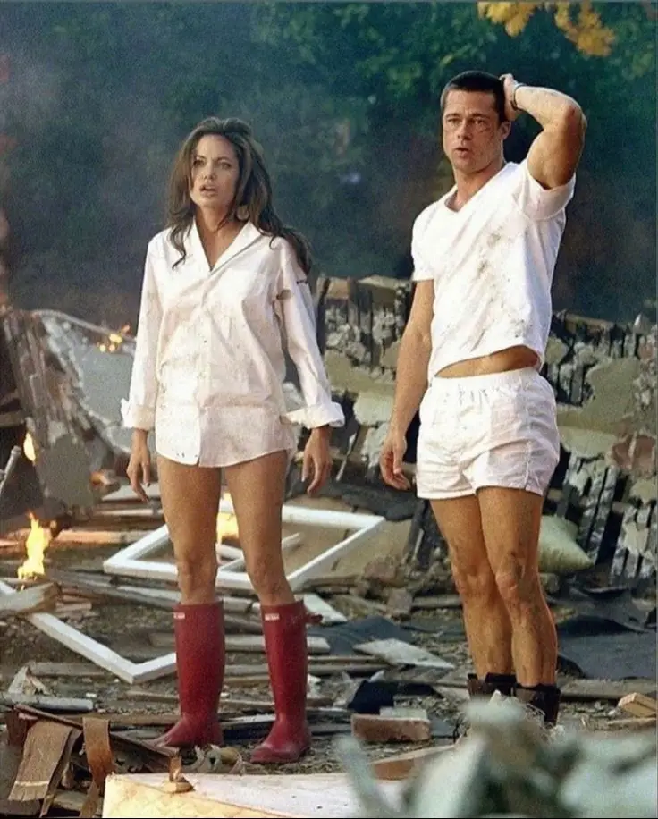 Mr. & Mrs. Smith is a 2005 action-comedy film starring Brad Pitt and Angelina Jolie as a seemingly ordinary suburban couple who are secretly elite assassins working for rival organizations. Their mundane marriage takes a thrilling turn when they discover they’ve been assigned to kill each other, igniting a fast-paced, explosive battle that tests their loyalty, love, and lethal skills. Blending sharp humor, high-octane action, and sizzling chemistry between the leads, the film explores themes of identity, trust, and rekindled passion in a wildly entertaining way. Directed by Doug Liman, Mr. & Mrs. Smith became a major box office success and is often remembered for its stylish blend of romance and espionage. #mrandmrssmith #angelinajolie #bradpitt #couple #ex #film #fyp 
