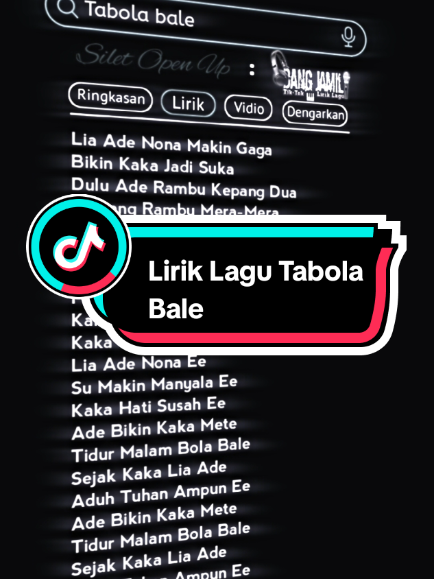 Tabola bale Full Lirik 🎧#ti̇ktok #liriklagu #fypシ゚viral #lirikgoogle #edition #bangjamil12346 #fullirik🥀 #blak #trend #