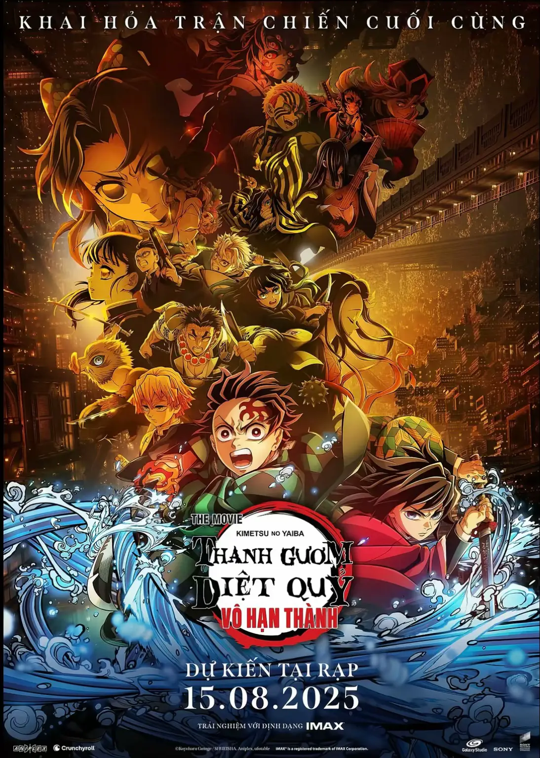 - thời lượng: 2h35p (~ 20 chapter) - định dạng: IMAX - đồ họa: Ufotable - âm nhạc: Aimer-LISA - khởi chiếu: 15/8/2025 #demonslayer #kimetsunoyaiba #anime 