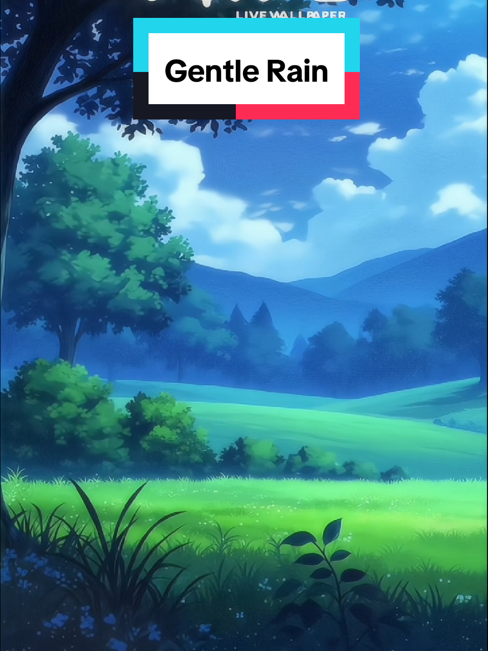 Immerse yourself in a serene anime world with this beautiful live wallpaper. Experience the calming aesthetic of gentle rain and a subtle breeze across a lush green landscape. This 9:16 ratio video is perfect for your phone background, offering a peaceful and cinematic escape. Enjoy the tranquil atmosphere and stunning visuals.  #animewallpaper  #livewallpaper  #aestheticrain  #naturewallpaper #animebackground #calmingvibes #phonebackground  #rainyday  #animelover  #mobilewallpaper  #fyp  #pokoelivewallpaper 