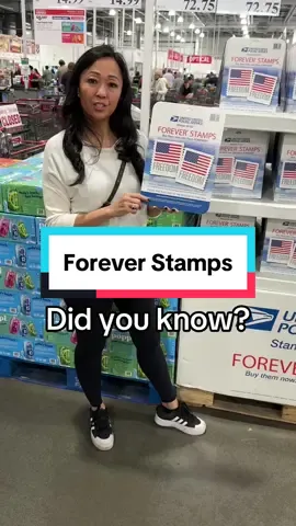 Stamps at Costco? Yep, it's true! You can snag 5 books of USPS Forever Stamps for only $72.75 at your local Costco. Stock up and save for all your mailing needs - never run out again! @Costco Lovers Canada @Costco Wholesale  #Costco #Stamps #ForeverStamps #CostcoDeals #CostcoFinds #shopping #costcotiktok #fyp  #deals 