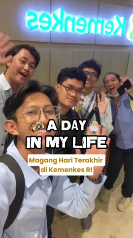 dan yap, magang 5 bulan di Kemenkes udah selesai. tentunya banyak banget pengalaman berharga yang aku dapet waktu magang di Kemenkes ini. walaupun sempet agak dar der dor di awal, tapi alhamdulillah selesai sampai akhir kan? hahaha🫶🏻. video A day In My Life ini sengaja aku bikin buat arsip pribadi ajaa hehehe #magang #internship #kemenkes 