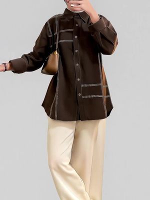 Kemeja Wanita Asoka Twila Bahan Adem. #wibgajian #rekomendasi #OOTD #xycba 