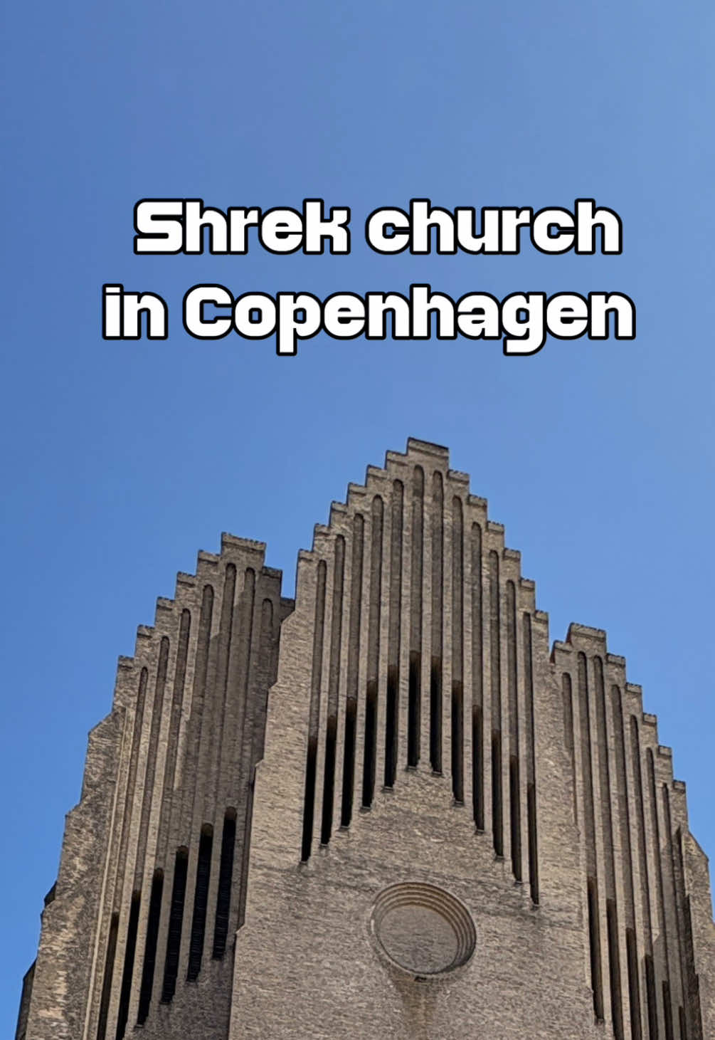 the interior felt like it was taken from the movie 🧚 #shrekchurch #copenhagen #shrek #dreamworks #copenhagentiktok 