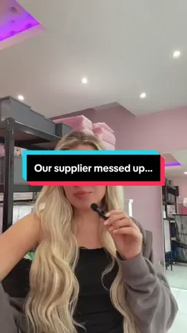 Our supplier messed up!! 🥺😢💓 #lashbrand #lashes #lashtech 