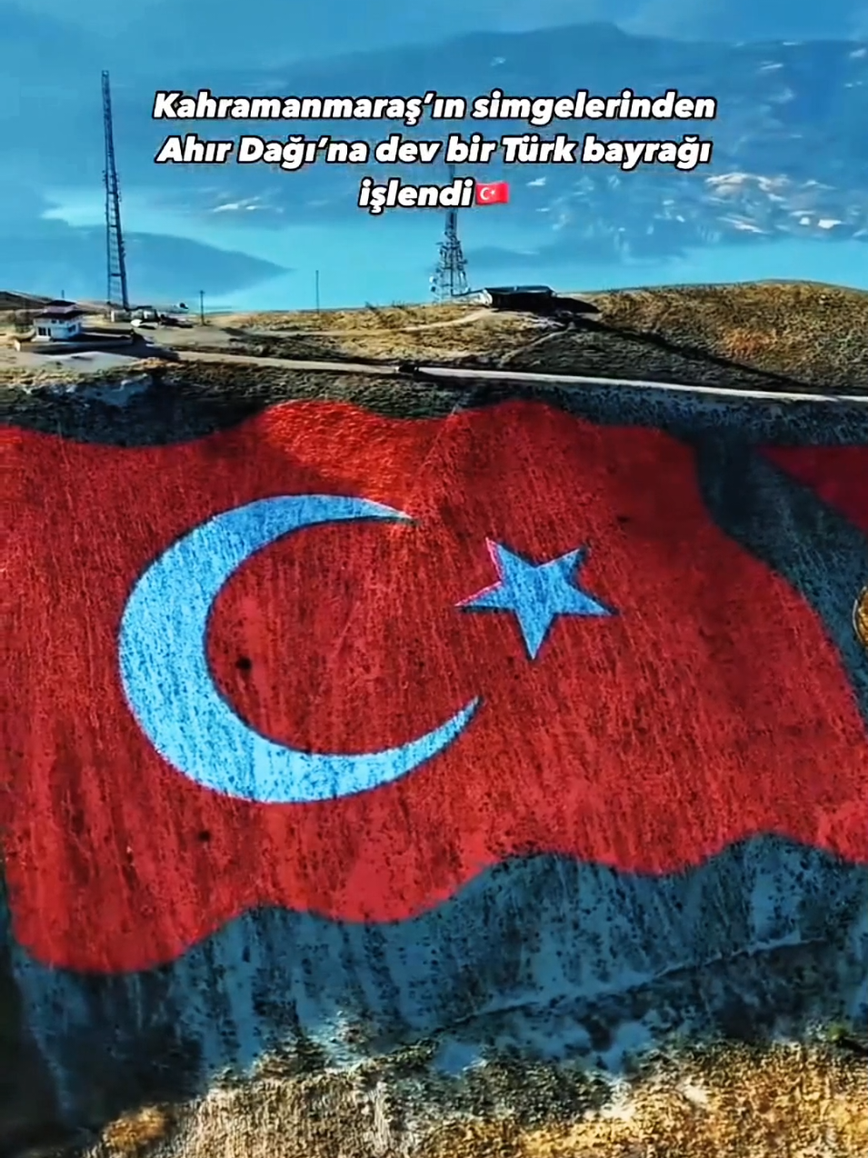 SİZCE NASIL OLMUŞ.? ❤️ #bayrak #kahramanmaraş46 #edelerşehri46 #maraşdağları #türkbayrağı 