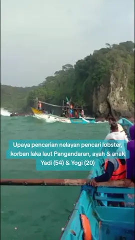 Yadi (54), Megi (27) dan Yogi (20), ayah dan anak, demi keluarga kecilnya mereka berjuang melawan ganasnya gelombang laut dan tajamnya batu karang. Cuaca ekstrem dan larangan melaut sore itu (Sabtu, 29/6/2025) tak digubrisnya. Mereka sedang sangat membutuhkan uang untuk keperluan hidup keluarga kecilnya. Mereka tidak berharap belas kasih orang lain untuk kebutuhan yang mendesak itu. Yang mereka tau menjaring lobster adalah harapan untuk mencukupi kebutuhannya itu. Sekitar magrib sore itu juga mereka mengalami kecelakaan setelah mesin perahunya lepas. Yadi dan Yogi hilang, Megi selamat dan dapat melaporkan peristiwa itu ke petugas. Kini pencairan memasuki hari ke-4. Pulanglah kang Yadi, Pulanglah jang Yogi, semua menunggu kalian.