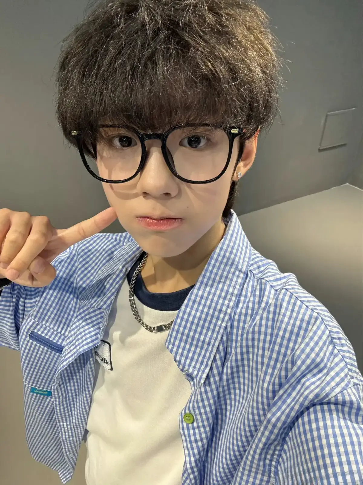 今天的自拍😃😃 #养成系  #10后 #Austin 