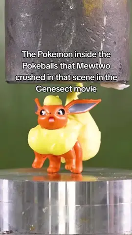 obviously it actually freed the pokemon but still 😭 #pokemon #gaming #pokemonmeme #pokemontiktok #anime #mewtwo #pokemongo #pokemoncards #flareon #pikachu #hydraulicpress 