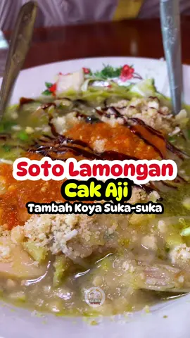 Soto Lamongan Cak Aji 📍 Jl. Ryacudu, Jalur 2 Korpri (Sebrang Toko Oleh-oleh Damarian) - Bandar Lampung ⏰ 06.00 - Habis #sotolamongan #kulinerlampung #kuliner60detik #soto 
