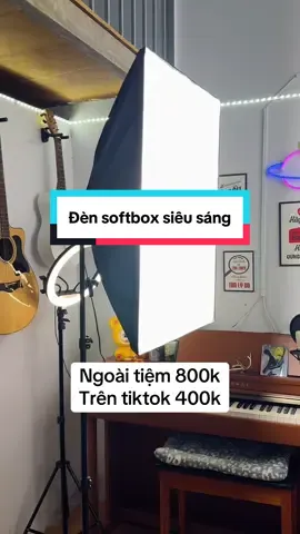 Đèn softbox siêu sáng hỗ trợ livestream. Quay sản phẩm. #densoftbox #dentrosang #denlivestream #LearnOnTikTok 
