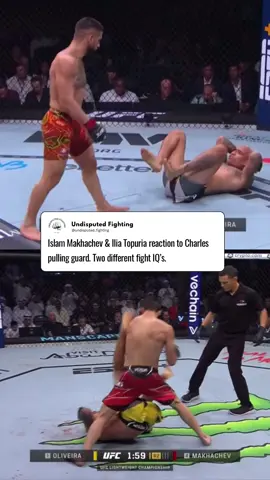 Ilia Topuria vs Islam Makhachev when it comes to Charles pulling guard 