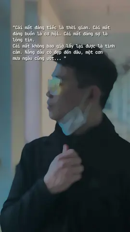 Cái mất không bao giờ lấy lại được là tình cảm☺️