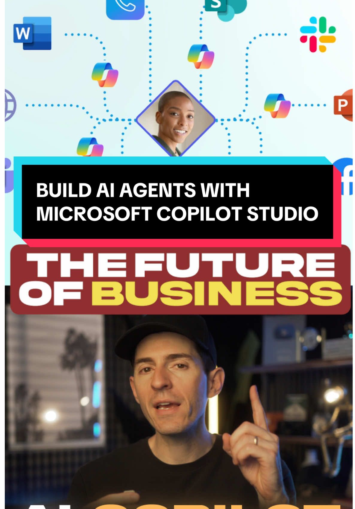 AI Agents: Easy Mode - Level up the productivity in your business by creating a Microsoft Copilot Studio agent of your own — try it at the link in bio #ai #artificialintelligence #tech #techtok #technology #microsoft #copilotpartner #makeitwithcopilot @Microsoft 365 @Microsoft Copilot 