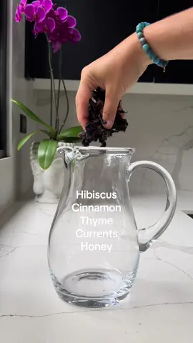 🌺Hibiscus Herbal Infusion #teatime #flordejamaica #hibiscus #wellnessdrinks 