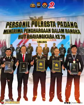 alhamdulillah personil Polresta Padang menerima penghargaan Kapolri dan Kapolda Sumbar dalam rangka Hut Bhayangkara yang ke 79 Polri jaya untuk masyarakat @martadius.1642  @humas_setukpa  @Sip54.2 #fyp #viral  #trending  #tiktok  #hutbhayangkara 