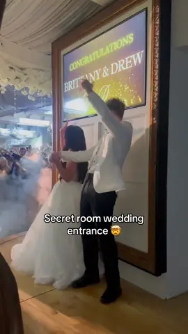 You guys know how much I love secret rooms, so we of course, had to have one for the wedding! @@Britthertz