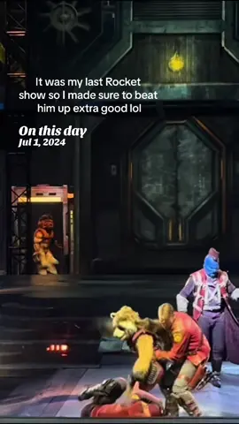 #onthisday #marveluniverselive #stunts #stuntwoman #idomyownstunts #marvel #rocketraccoon #guardiansofthegalaxy 
