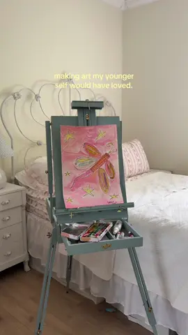 art is truly therapy 🫂 #art #innerchild #watercolor #painting #whimsical 