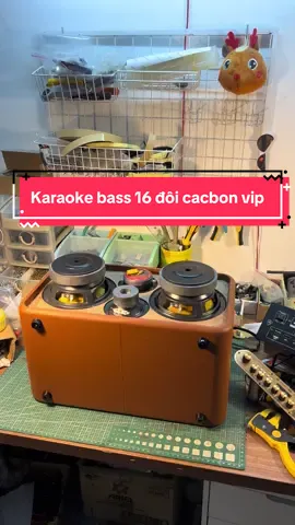 Phiên bản karaoke bass 16 đôi cacbon ko thể nào chất hơn được. Dáng loa nhỏ gọn, bo cong mềm mại, có quai xách để ae mang đi#loa #hocnguyen #DIY #karaoke #karaokexachtay 