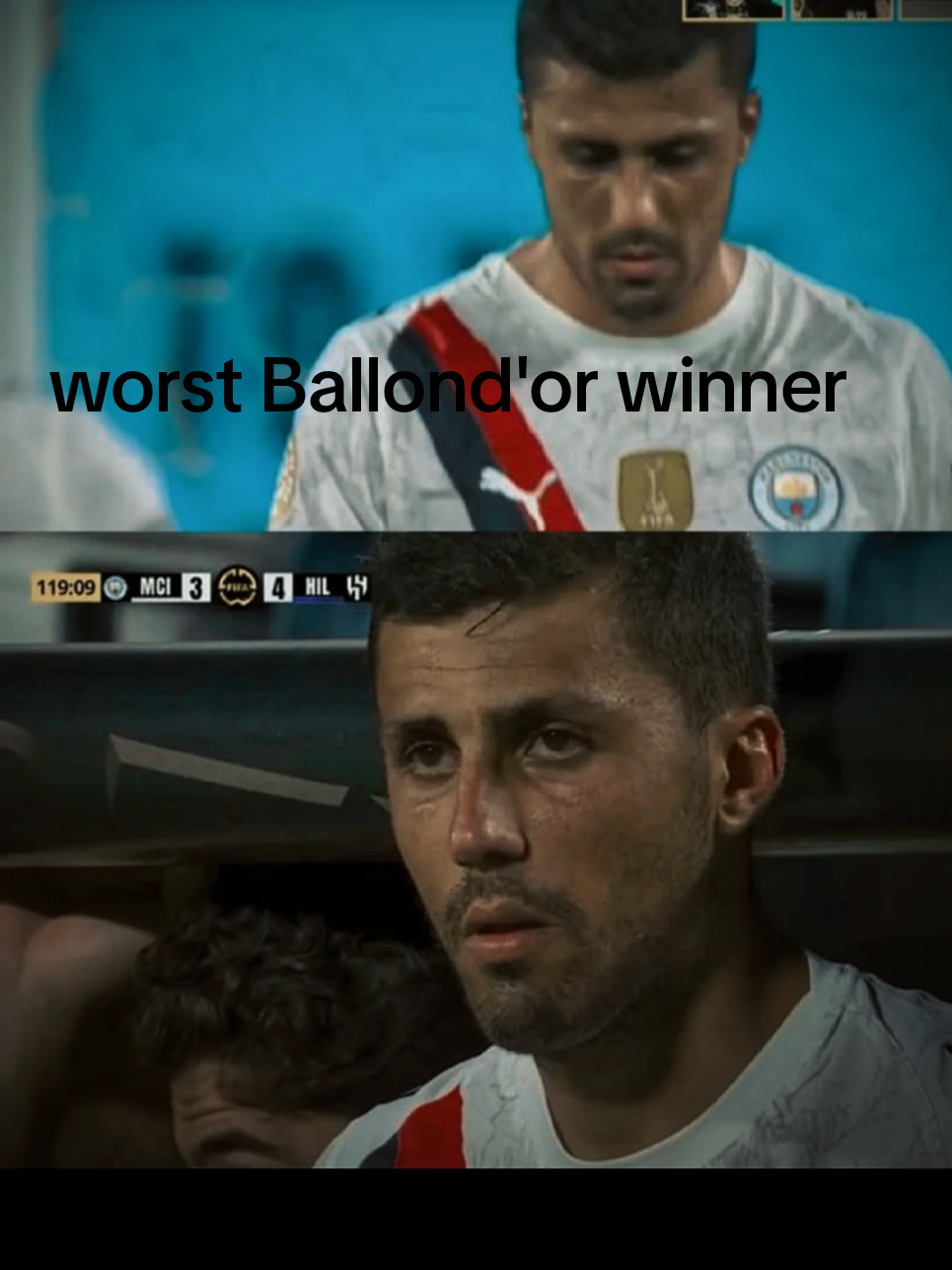 Rodri after Al hilal humbled mancity: worst Ballond'or winner #fyp #clubworldcup #viral #miami 