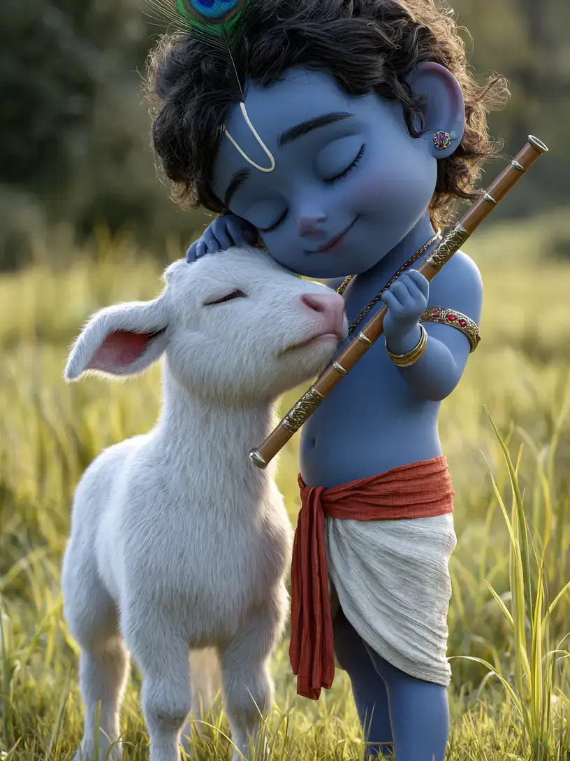 Radhe radhe🙏🙏. Bless us kanha 🕉️ #fyp #krishna #god #foryoupage #fypシ゚viral #babykrishna #littlekrishna 
