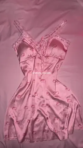 cutest pink nightgown for hello kitty girls✨#girly #hellokitty #sanrio #hellokittyandfriends #hellokittygirl #hellokittylover #hellokittycheck #fyp #hellokittystuff #hellokitty😻 #girlythings #sanriogirl #pjs 