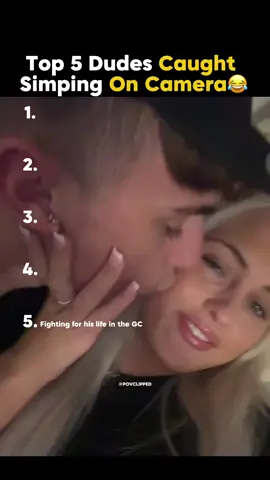 TOP 5 SIMPING DUDES CAUGHT LACKING MOMENTS😭 #top5 #funny #bfandgf #couples #caughtlacking #kiss 