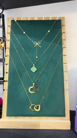 Stunning necklace pieces for everyday wear.❤️ comes in a box. #necklaceforwomen #raciesoutlet #jewelrytiktok 